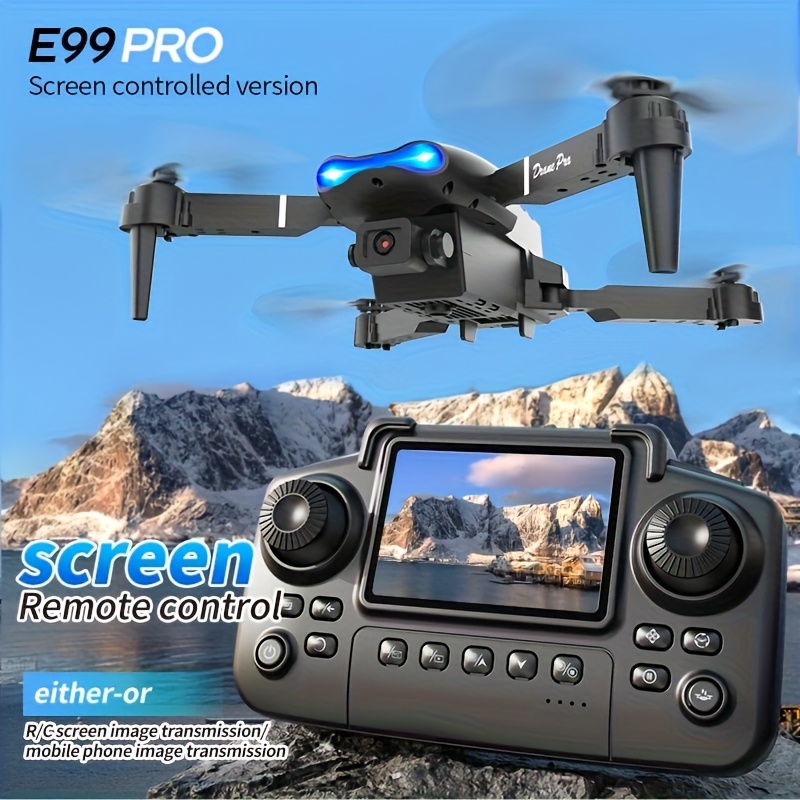 Drone Led Light - Drone dobrável E99 PRO MAX com