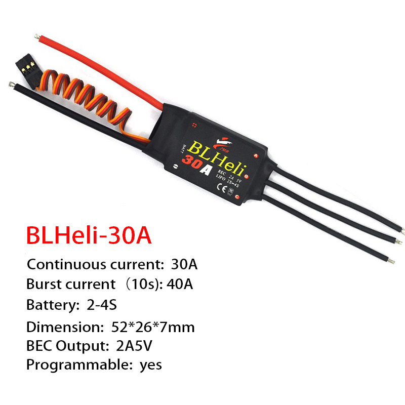1-3 pces sem escova esc blheli - Drone Esc avaliação e preço