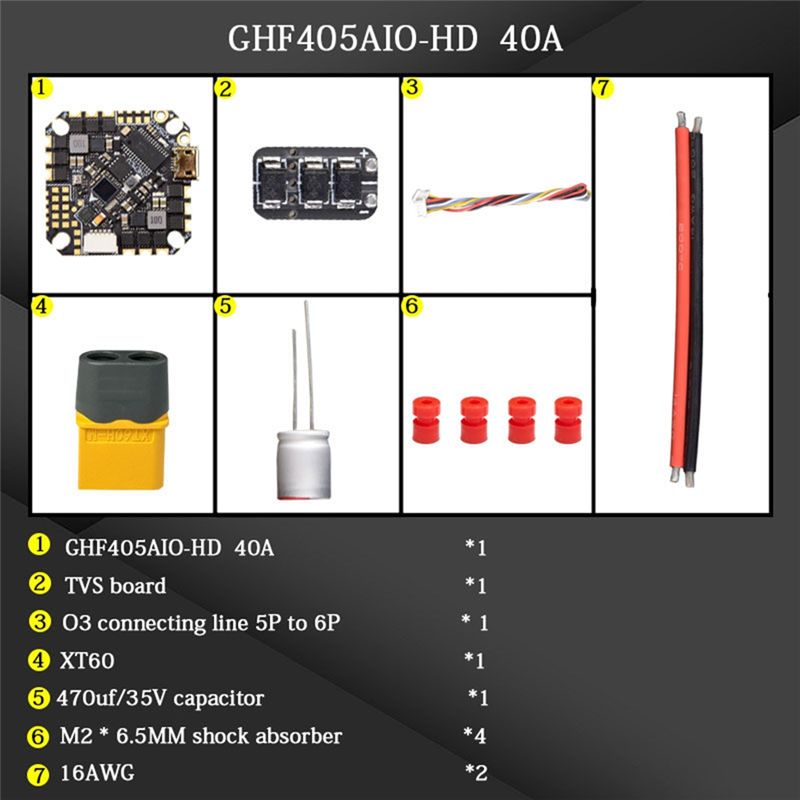 Controlador de Voo AIO ABTI-GH - Drone Flight Controller avaliação e preço