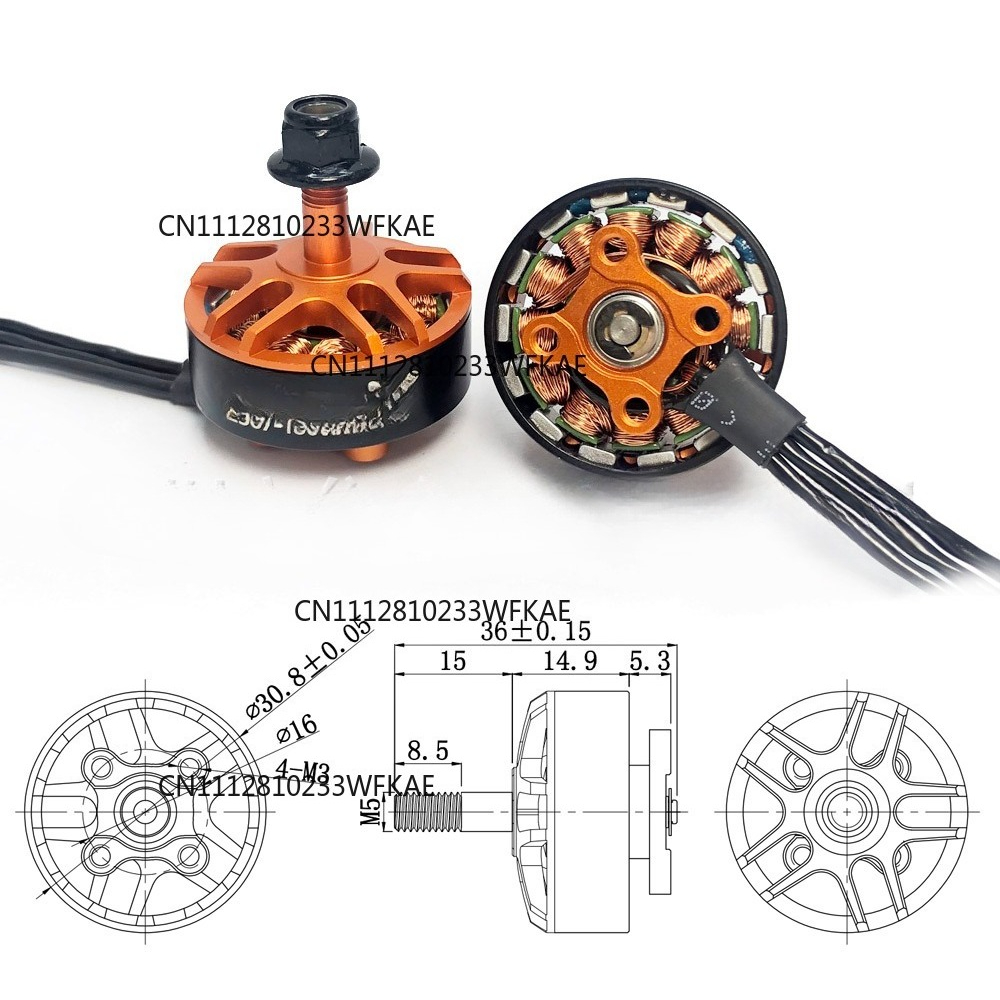 Motor YSido 2507 1800KV para d - Drone Motor avaliação e preço