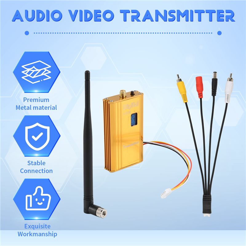 A48U 1.5G 1.5W FPV VTX 12CH 15 - Drone Transmitter avaliação e preço