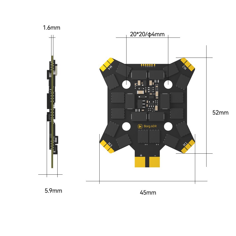 Controlador de Voo iFlight Bor - Drone Esc avaliação e preço