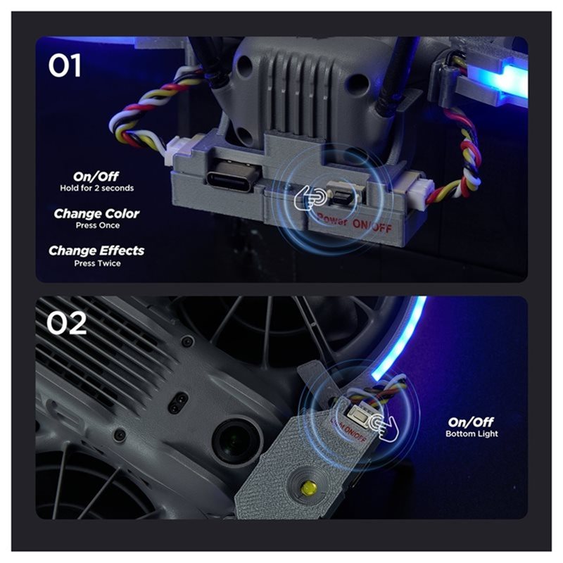 【NOVO!A25P】 Fita de LED para D - Drone Led Light avaliação e preço